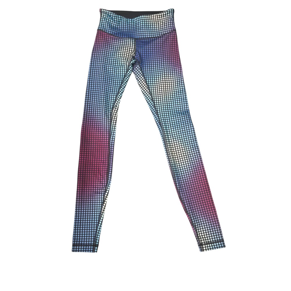 Lululemon Wunder Under Pant III Tight Leggings Full On Luon Cosmic Dot Size 4